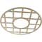 Ekena Millwork O'Neal Wood Fretwork Pierced Ceiling Medallion, Hickory, 38"OD x 13 3/4"ID x 3/8"T CMWP38X38X0375ONHI - alternate 4